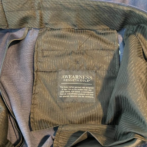 Awearness Kenneth Cole Blue Suit - Picture 3 of 8